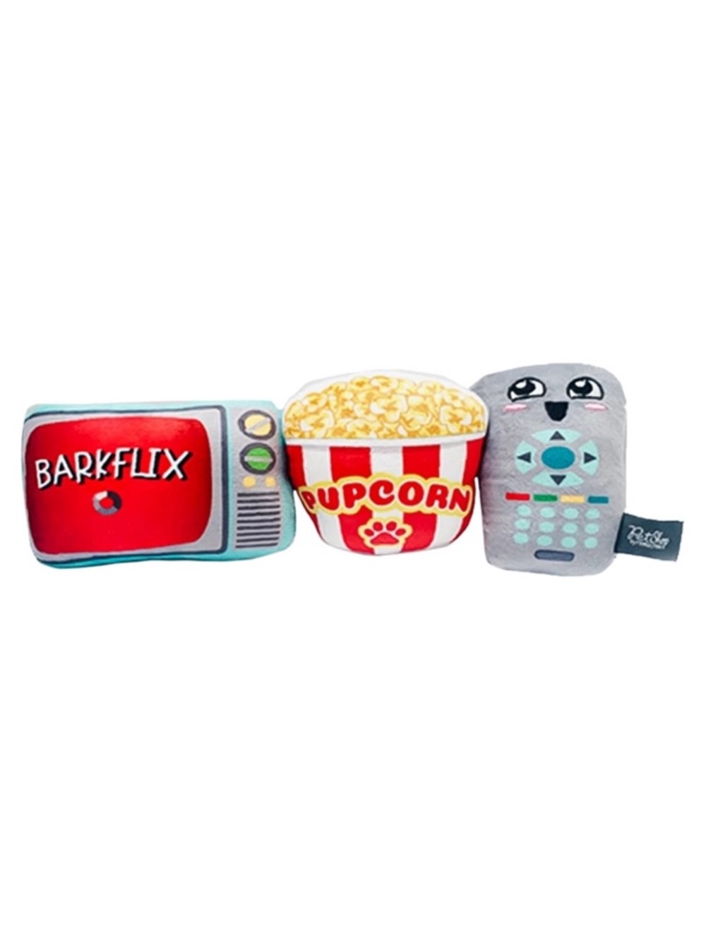 Pupflix & Chill Plush Dog Toys Mini Set by Fringe Studio Pet Shop
